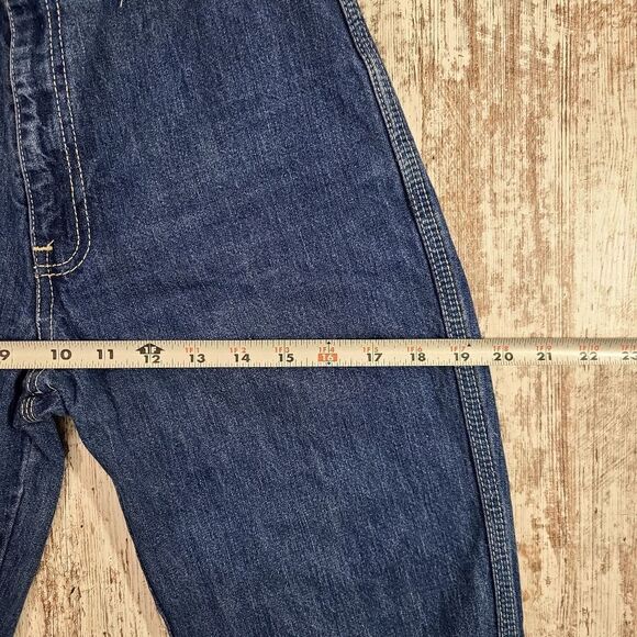 RARE VTG 70s Levi's Strauss white tab tulip high rise mom jeans straight Sz 9 - Picture 10 of 14